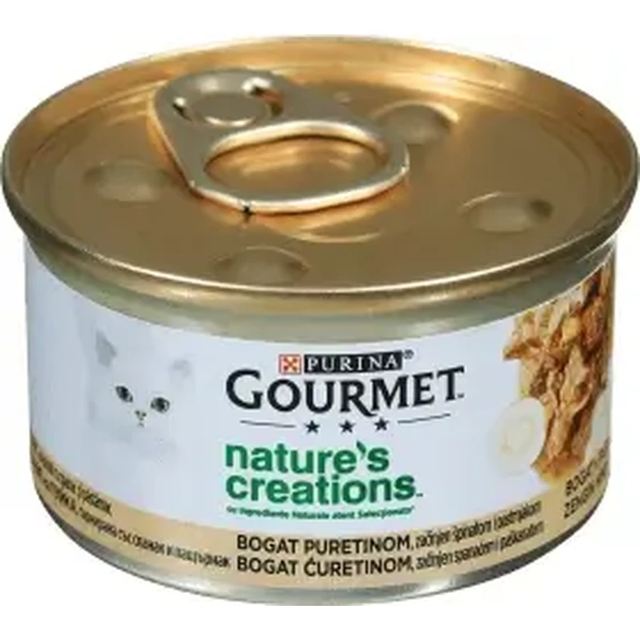 Purina Gourmet вологий корм для котів з індичкою та шпинатом, 85 г: ціни та характеристики