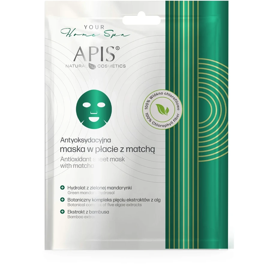 Apis Natural Cosmetics Антиоксидантная листовая маска с ...: цены и характеристики
