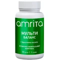 Мульти Баланс Amrita комплексні вітаміни + янтарна кислота, 30 капсул