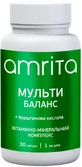 Мульти Баланс Amrita комплексные витамины + янтарная кислота, 30 капсул