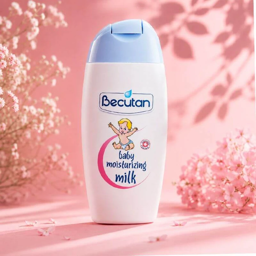 Дитяче зволожувальне молочко Becutan Baby Moisturizing Milk, 200 мл: ціни та характеристики