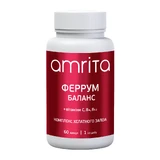 Феррум Баланс Amrita хелатне залізо з вітамінами С, В9, В12, 60 капс