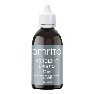 Коллоидное серебро аргентум плюс Amrita натуральный антисептик, 100 мл