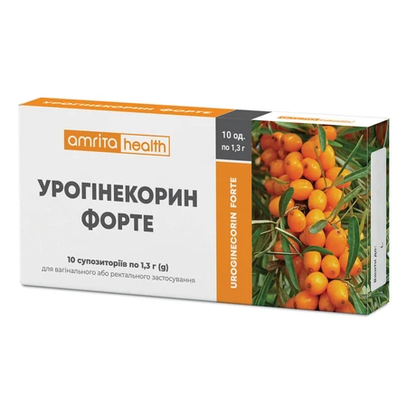 Фітосвічки Урогінекорин Форте Amrita для жінок і чоловіків, 10 суп: ціни та характеристики