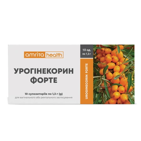 Фітосвічки Урогінекорин Форте Amrita для жінок і чоловіків, 10 суп: ціни та характеристики