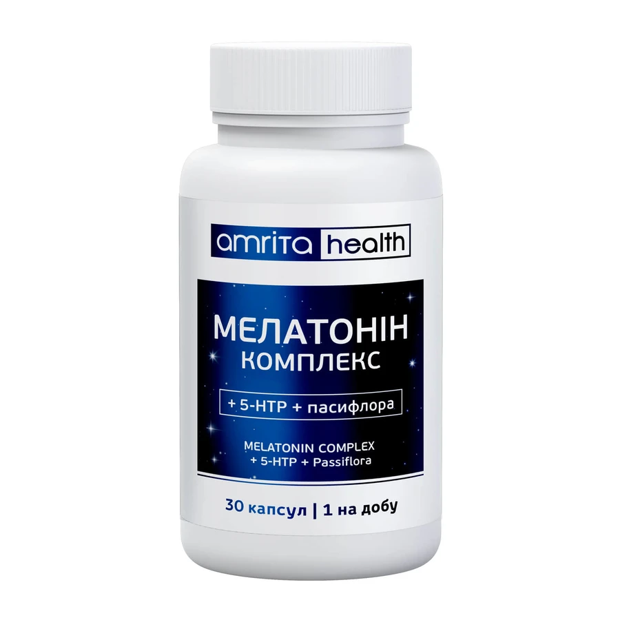 Мелатонин Комплекс + 5-HTP Passiflora Amrita, 30 капс: цены и характеристики