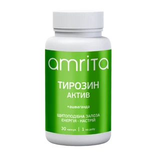 Тирозин Актив Баланс + ашваганда Amrita, 30 капс