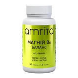 Магний В6 Баланс Amrita + L-теанин, 60 табл