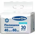 Пеленки гигиенические Белоснежка Soft Super одноразовые 40×60 см, 30 шт: цены и характеристики