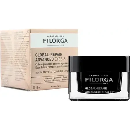 Filorga Global-Repair Advanced Eyes & Lips омолоджуючий крем для контуру очей та губ, 15 мл: ціни та характеристики
