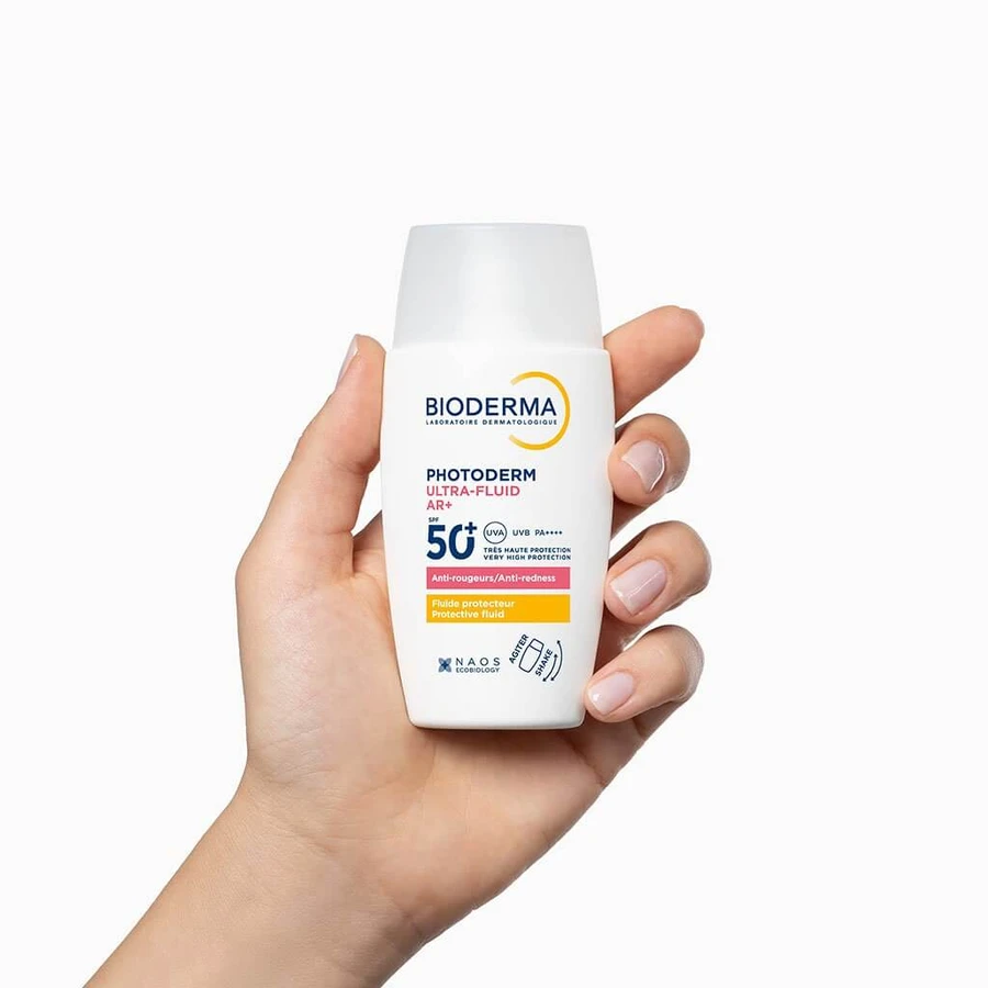 Bioderma Photoderm AR+ Ultra-Fluid SPF50+ ультрафлюїд для шкіри, схильної до почервоніння, 40 мл: ціни та характеристики
