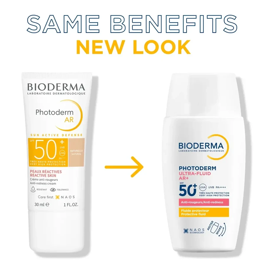 Bioderma Photoderm AR+ Ultra-Fluid SPF50+ ультрафлюїд для шкіри, схильної до почервоніння, 40 мл: ціни та характеристики