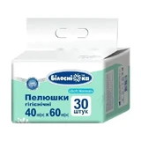 Білосніжка Soft Normal пелюшки гігієнічні одноразові 40×60 см, 30 шт