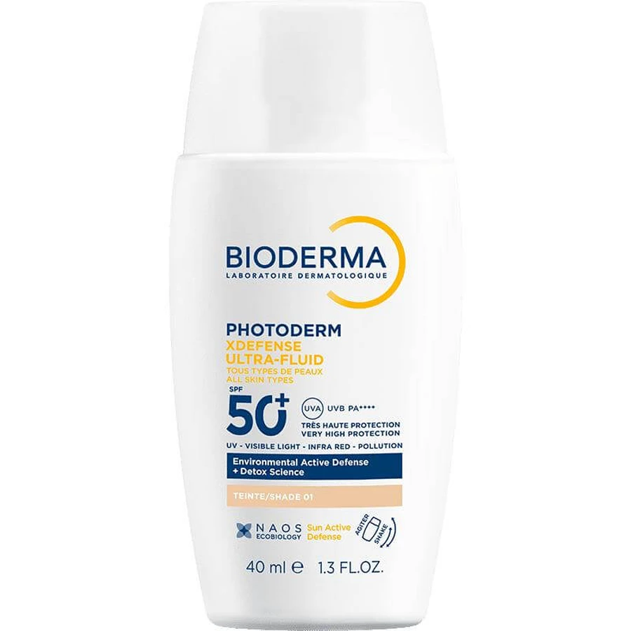 Bioderma Photoderm XDefense Ultra-Fluid SPF50+ тон 01, 40 мл: ціни та характеристики