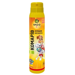 Vaco Kids Paw Patrol 3в1 Аерозоль від комарів, кліщів та мошок для дітей від 2 років 100 мл