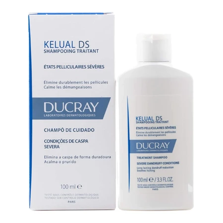 Ducray Kelual DS Intensive Шампунь против интенсивной и рецидивирующей перхоти 100 мл: цены и характеристики