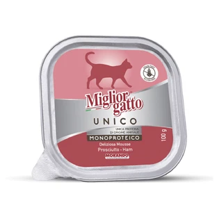Влажный корм для кошек Morando Migliorgatto UNICO Delicious прошутто 100 г