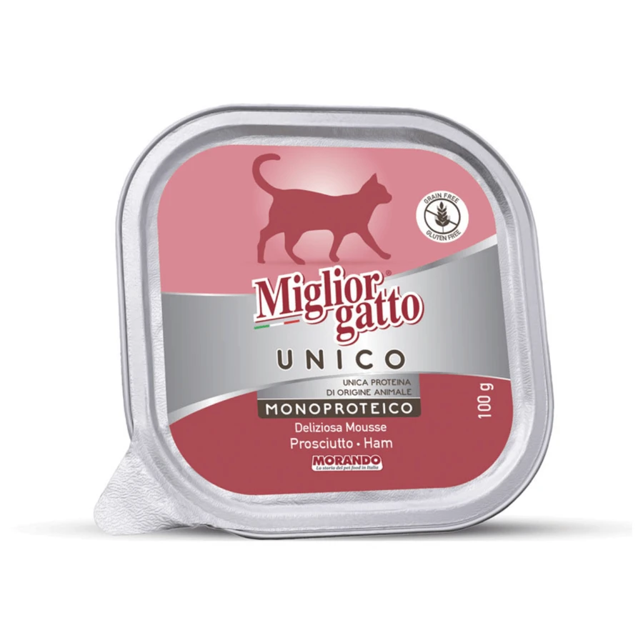 Влажный корм для кошек Morando Migliorgatto UNICO Delicious прошутто 100 г: цены и характеристики