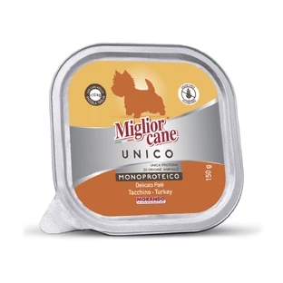 Влажный корм для собак Morando Migliorcane UNICO индейка 150 г