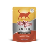 Влажный корм для кошек Morando Migliorgatto UNICO мусс из индейки 85 г