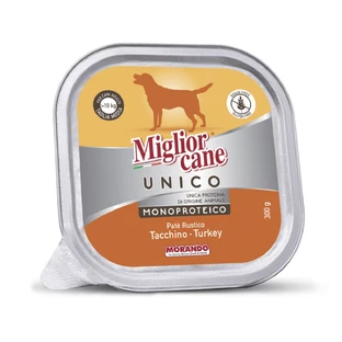 Влажный корм для собак Morando Migliorcane UNICO индейка 300 г