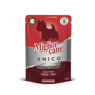 Влажный корм для собак Morando Migliorcane UNICO паштет из телятины 100 г