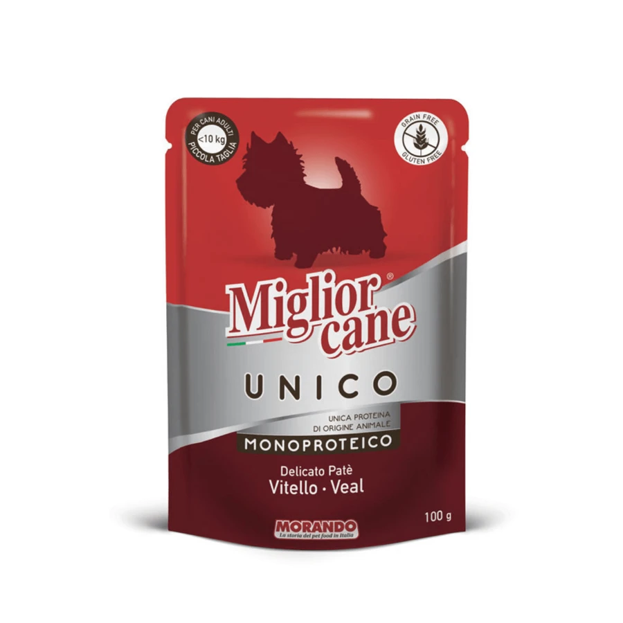 Влажный корм для собак Morando Migliorcane UNICO паштет из телятины 100 г: цены и характеристики
