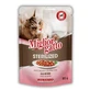 Беззерновые консервы для стерилизованных кошек Morando Migliorgatto Sterilized лосось кусочки в желе 85 г