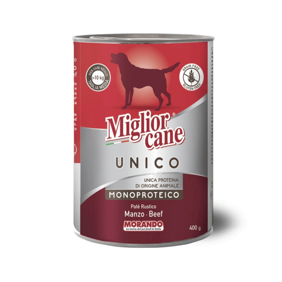 Консервы для собак Morando Migliorcane UNICO Rustic говядина 400 г: цены и характеристики