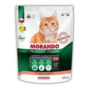 Сухой корм для стерилизованных кошек Morando Tradizioni Sterilized с лососем 400 г