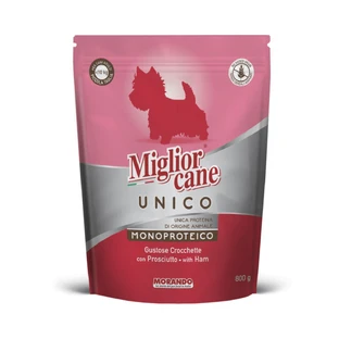 Сухой корм для собак мелких пород Morando Migliorcane UNICO прошутто 800 г