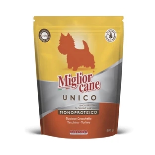 Сухой корм для собак мелких пород Morando Migliorcane UNICO индейка 800 г