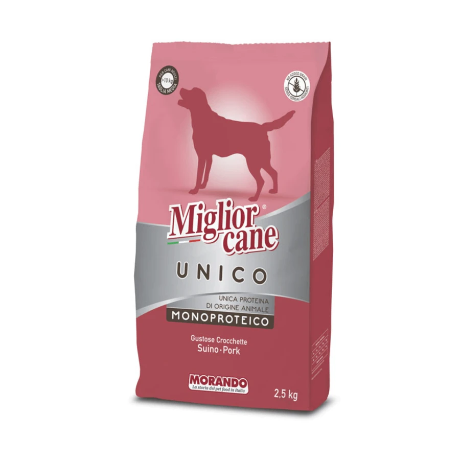 Сухой корм для собак Morando Migliorcane UNICO свинина 2,5 кг: цены и характеристики