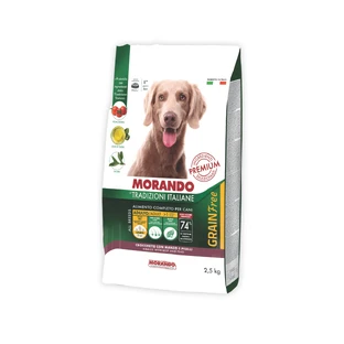 Сухой корм для собак Morando Tradizioni Grain Free с говядиной и горохом 2,5 кг