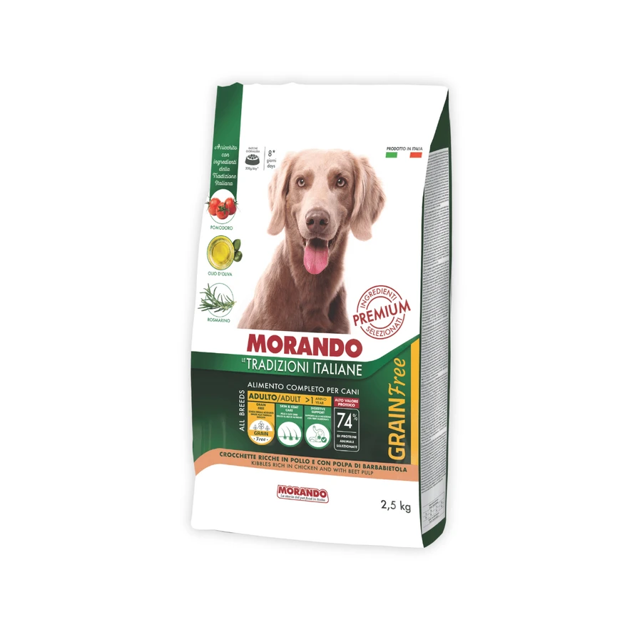 Сухой корм для собак Morando Tradizioni Grain Free с курицей и свёклой 2,5 кг: цены и характеристики