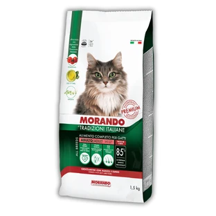 Сухой корм для кошек Morando Tradizioni с говядиной и свининой 1,5 кг