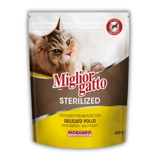 Сухой корм для стерилизованных кошек Morando Migliorgatto Sterilized с курицей 400 г