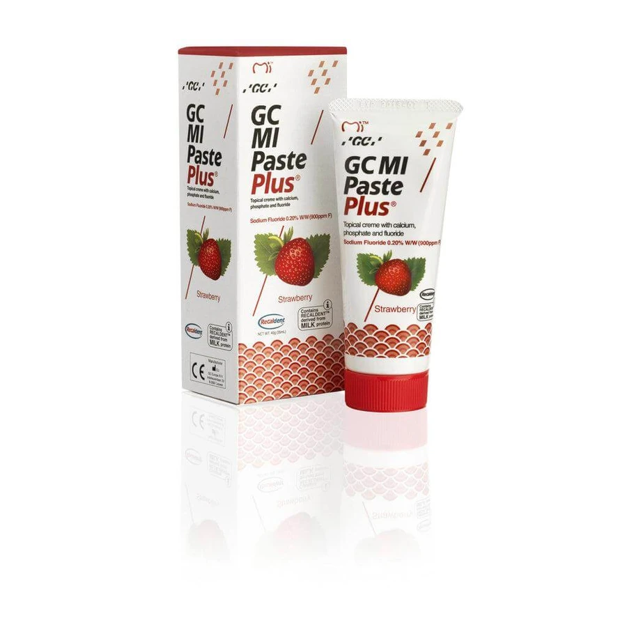 GC MI Paste Plus Strawberry Крем для ремінералізації зубів зі смаком полуниці 35 мл: ціни та характеристики