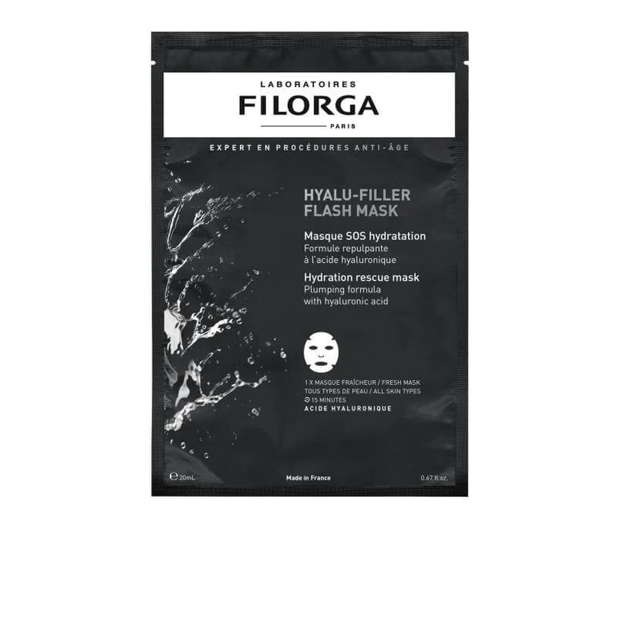 Filorga HYALU-FILLER Flash Mask суперзволожувальна тканинна маска для обличчя: ціни та характеристики