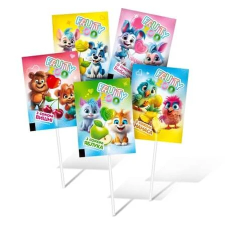 Льодяники Tabula Vita Fruity Zoo з вітамінами асорті №120: ціни та характеристики