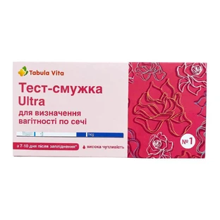Тест на беременность Ultra Tabula Vita полоска №1
