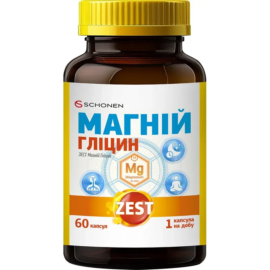 Zest Магний Глицин, капсулы № 60: цены и характеристики