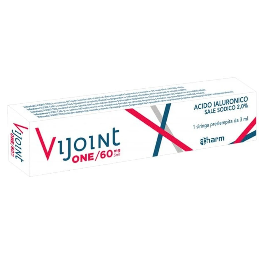 Віджоінт Ван (Vijoint One) гіалуронат натрію 2% 60 мг 3 мл, шприц №1: ціни та характеристики