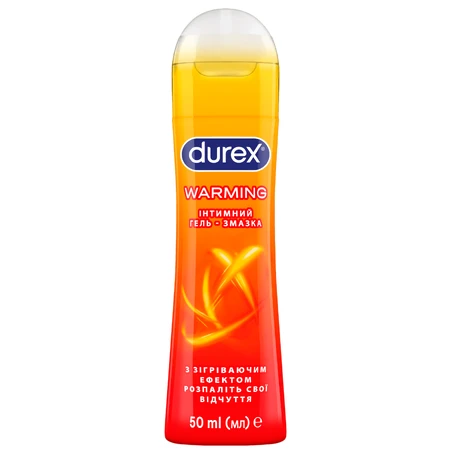 Інтимний гель-змазка DUREX® Warming на силиконовій основі із зігрівальним ефектом (лубрикант), 50 мл : ціни та характеристики