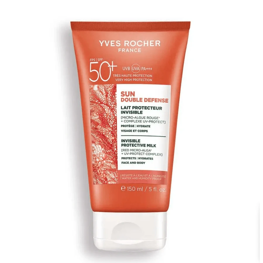 САН Cолнцезащитное молочко SPF 50+ с экстрактом красных микроводорослей Yves Rocher 150 мл: цены и характеристики