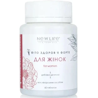 Фитокомплекс New Life для женщин от воспалений и гормональных нарушений, 60 таблеток