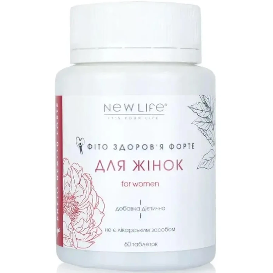 Фітокомплекс New Life для жінок від запалень та гормональних порушень, 60 таблеток: ціни та характеристики