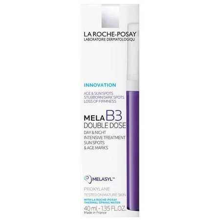 Засіб La Roche-Posay Mela B3 Double Dose інтенсивний, подвійної дії для корекції сонячних та вікових пігментних плям і втрати пружності шкіри, 40 мл: ціни та характеристики