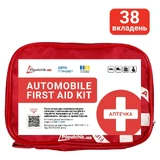 Аптечка Poputchik медична автомобільна Євростандарт у футлярі DIN 13164 02-035-M