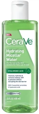 Міцелярна вода CeraVe Hydrating Cleanser зволожувальна для очищення нормальної та сухої шкіри обличчя, 400 мл